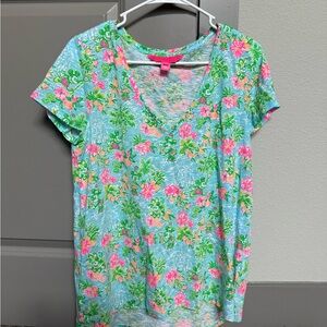 SOLD! Lilly Pulitzer x Disney V Neck Top